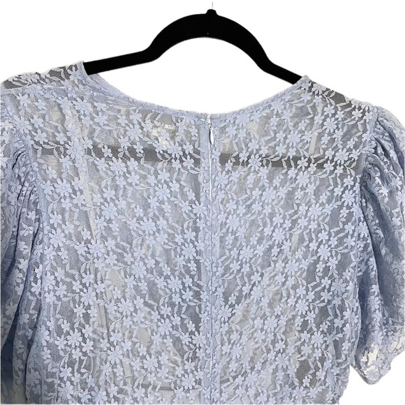 Alice McCall On + On Midi Dress Blue Lace Size 10 - Picture 8 of 12